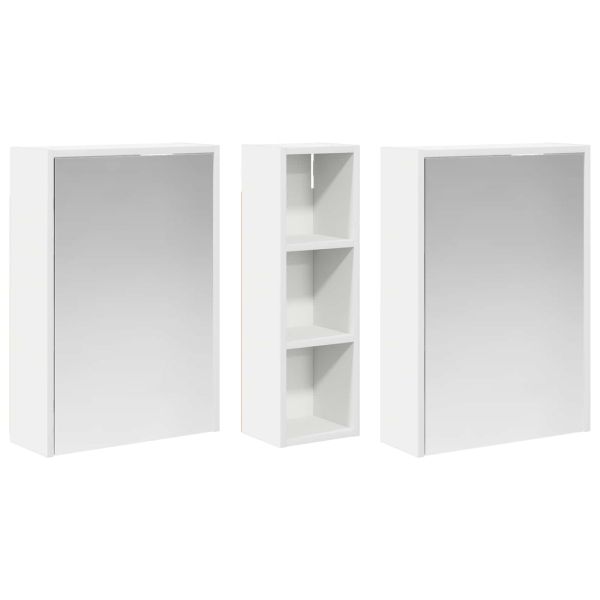 Комплект шкафове за баня 3 pcs 106 x 16 x 62,5 см