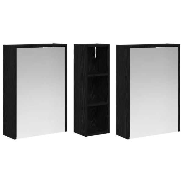 Комплект шкафове за баня 3 pcs 106 x 16 x 62,5 см