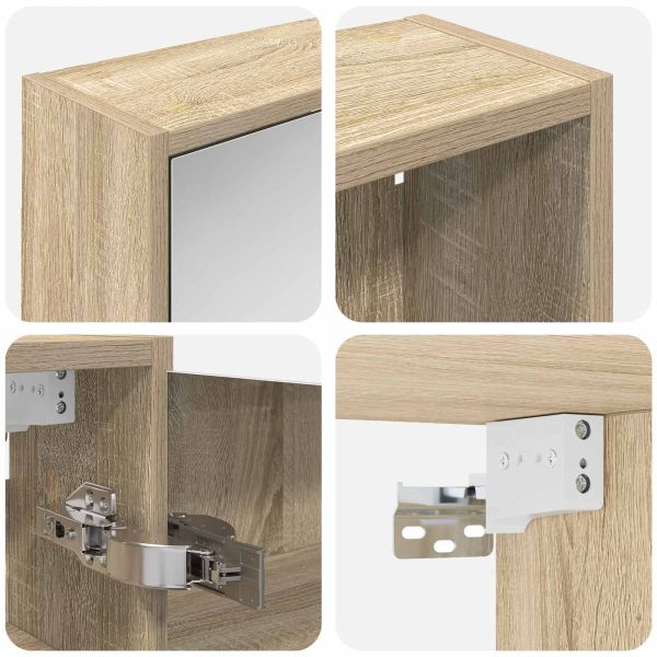 Комплект шкафове за баня 3 pcs 106 x 16 x 62,5 см