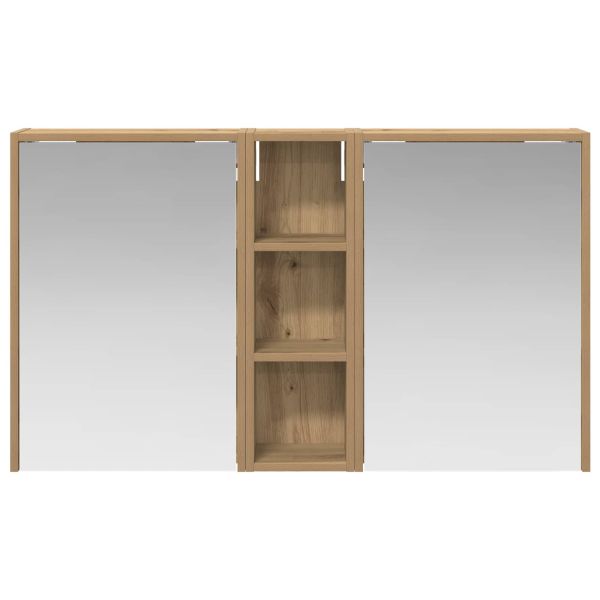 Комплект шкафове за баня 3 pcs 106 x 16 x 62,5 см