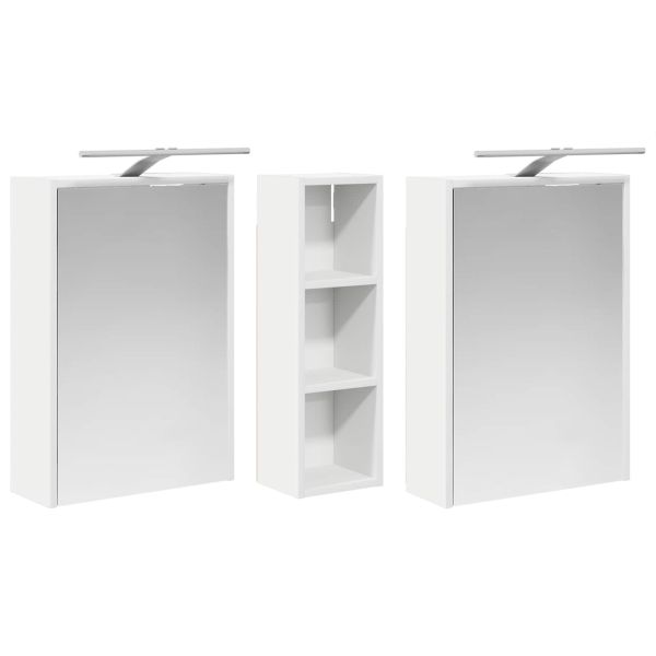 Комплект шкафове за баня 3 pcs 106 x 16 x 62,5 см