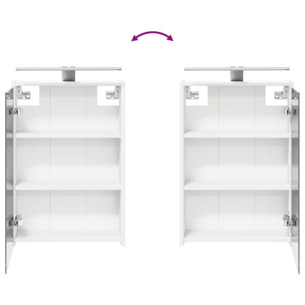 Комплект шкафове за баня 3 pcs 106 x 16 x 62,5 см