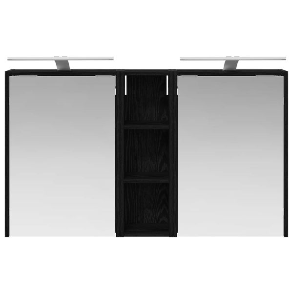 Комплект шкафове за баня 3 pcs 106 x 16 x 62,5 см