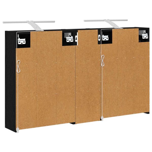 Комплект шкафове за баня 3 pcs 106 x 16 x 62,5 см