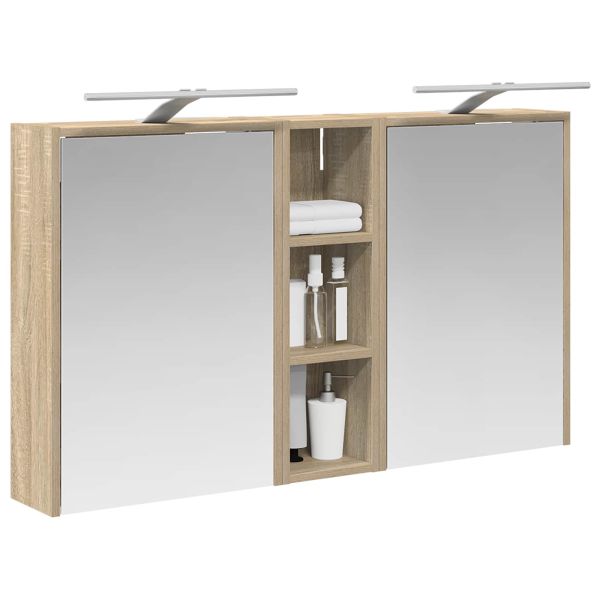 Комплект шкафове за баня 3 pcs 106 x 16 x 62,5 см