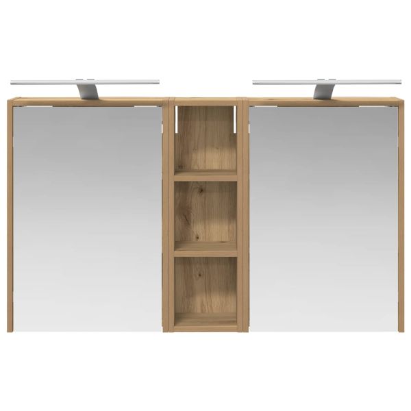 Комплект шкафове за баня 3 pcs 106 x 16 x 62,5 см