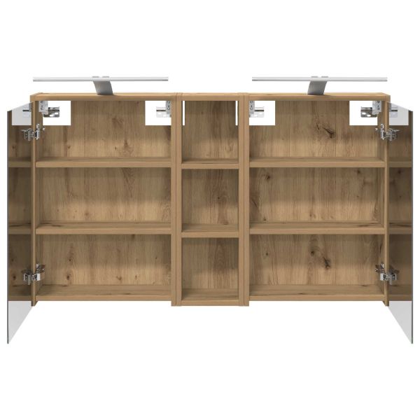 Комплект шкафове за баня 3 pcs 106 x 16 x 62,5 см