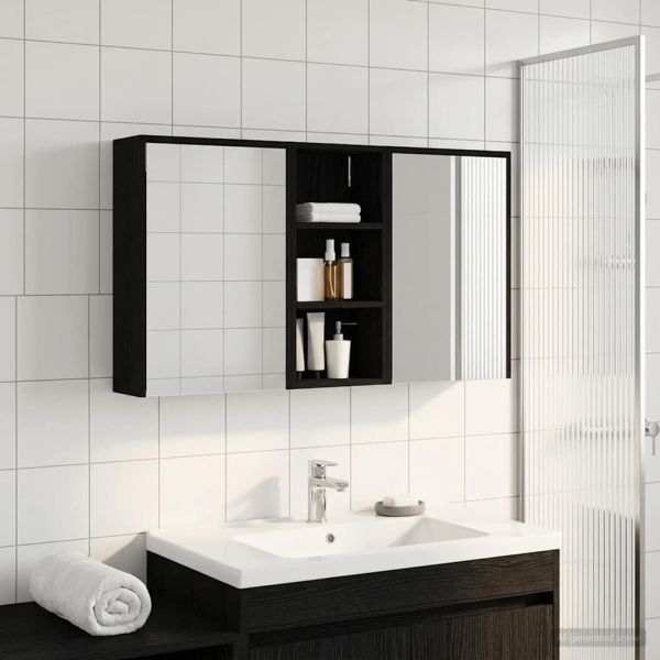 Комплект шкафове за баня 3 pcs 116 x 16 x 62,5 см