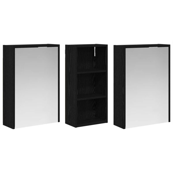 Комплект шкафове за баня 3 pcs 116 x 16 x 62,5 см