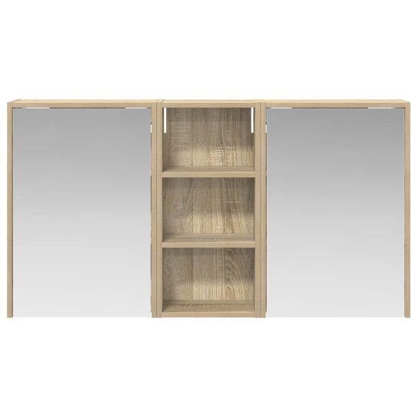 Комплект шкафове за баня 3 pcs 116 x 16 x 62,5 см