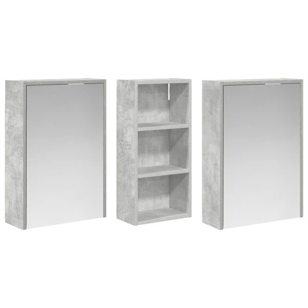 Комплект шкафове за баня 3 pcs 116 x 16 x 62,5 см