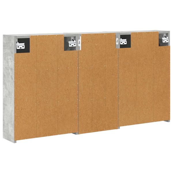 Комплект шкафове за баня 3 pcs 116 x 16 x 62,5 см