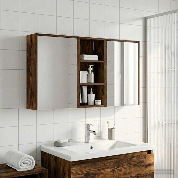 Комплект шкафове за баня 3 pcs 116 x 16 x 62,5 см