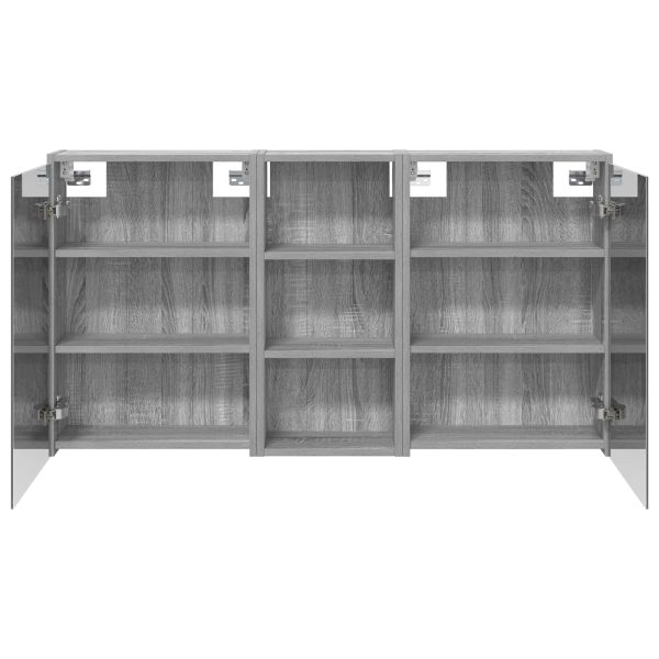 Комплект шкафове за баня 3 pcs 116 x 16 x 62,5 см