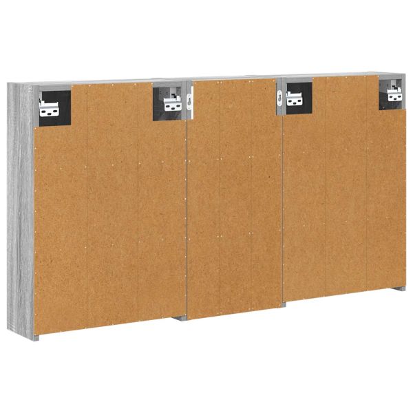 Комплект шкафове за баня 3 pcs 116 x 16 x 62,5 см