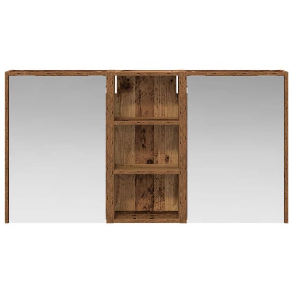 Комплект шкафове за баня 3 pcs 116 x 16 x 62,5 см