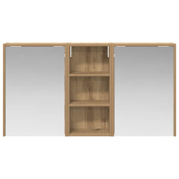 Комплект шкафове за баня 3 pcs 116 x 16 x 62,5 см