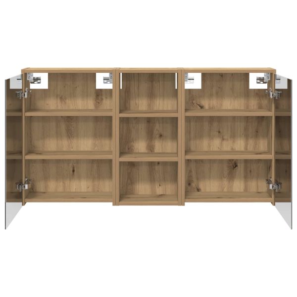 Комплект шкафове за баня 3 pcs 116 x 16 x 62,5 см