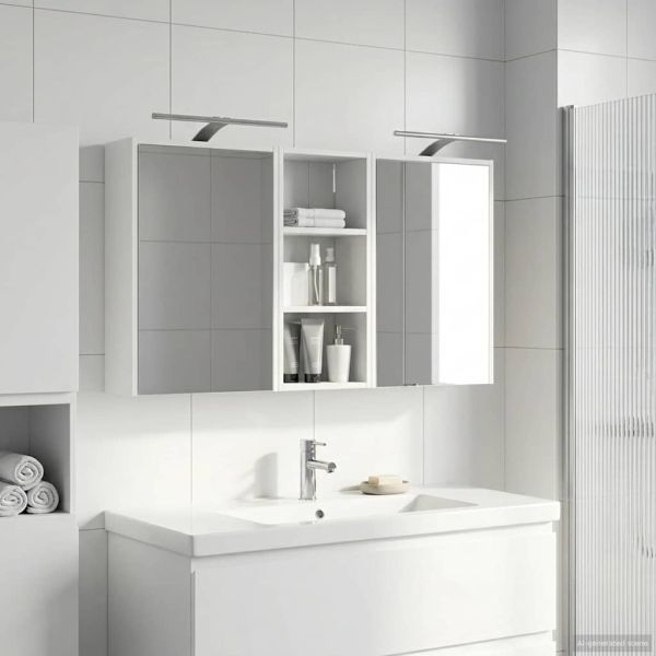 Комплект шкафове за баня 3 pcs 116 x 16 x 62,5 см