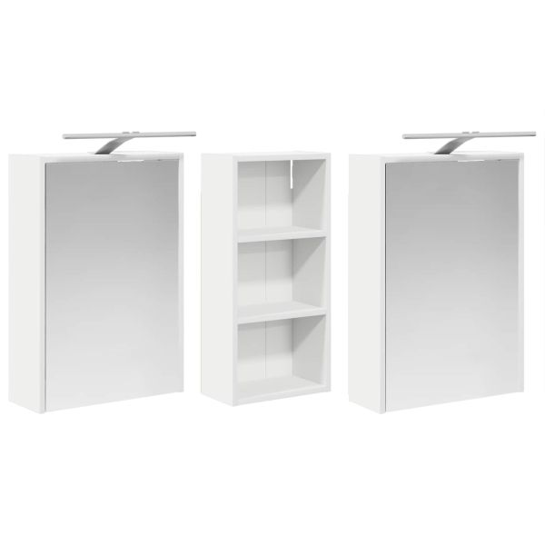 Комплект шкафове за баня 3 pcs 116 x 16 x 62,5 см