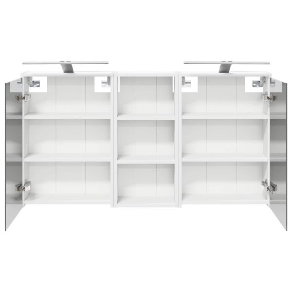 Комплект шкафове за баня 3 pcs 116 x 16 x 62,5 см