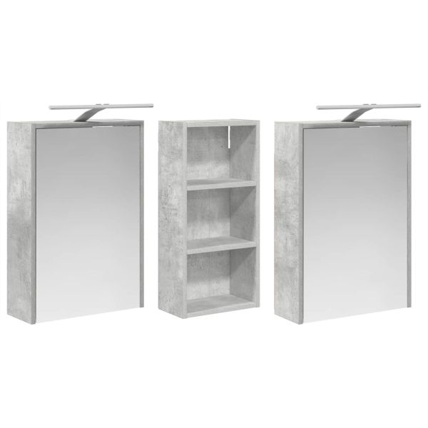 Комплект шкафове за баня 3 pcs 116 x 16 x 62,5 см