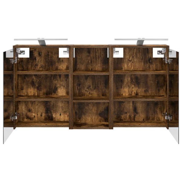 Комплект шкафове за баня 3 pcs 116 x 16 x 62,5 см