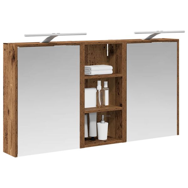 Комплект шкафове за баня 3 pcs 116 x 16 x 62,5 см