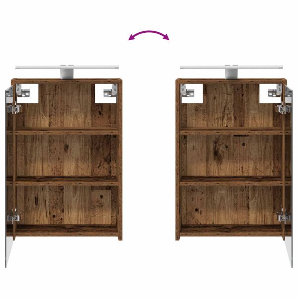 Комплект шкафове за баня 3 pcs 116 x 16 x 62,5 см