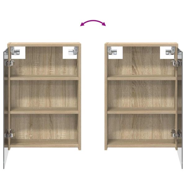 Комплект шкафове за баня с рафт 3 pcs 126 x 16 x 62.5 см