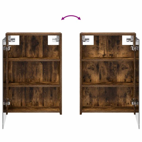 Комплект шкафове за баня с рафт 3 pcs 126 x 16 x 62.5 см