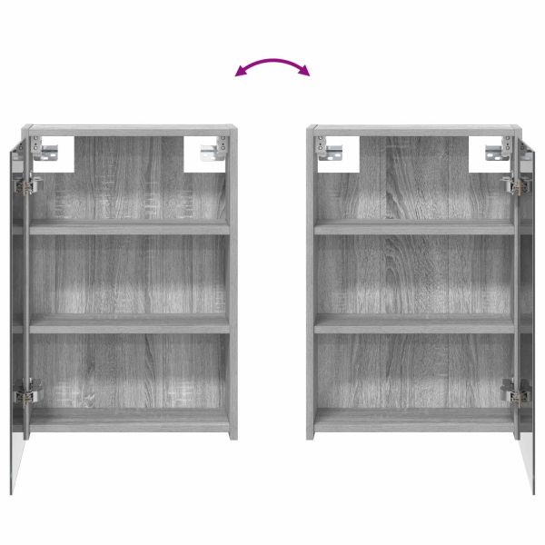 Комплект шкафове за баня с рафт 3 pcs 126 x 16 x 62.5 см