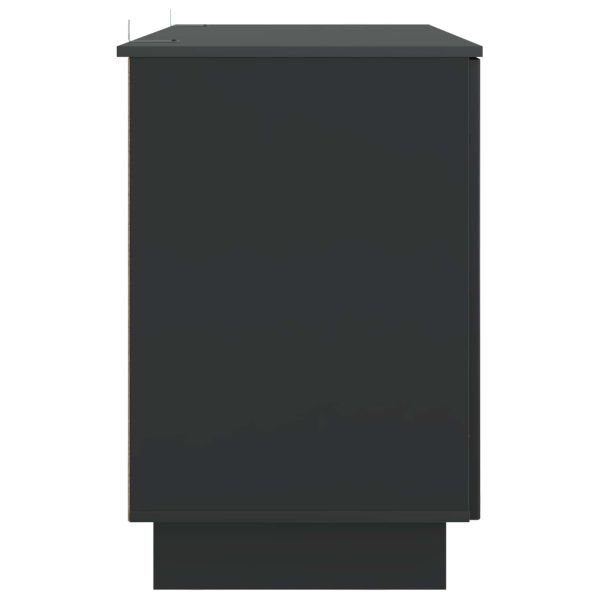 Бюро Черно Инженерна дървесина 142,5 x 50 x 75 см