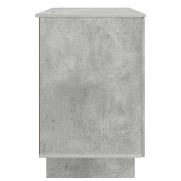 Бюро Бетонно сиво Инженерна дървесина 142,5 x 50 x 75 см