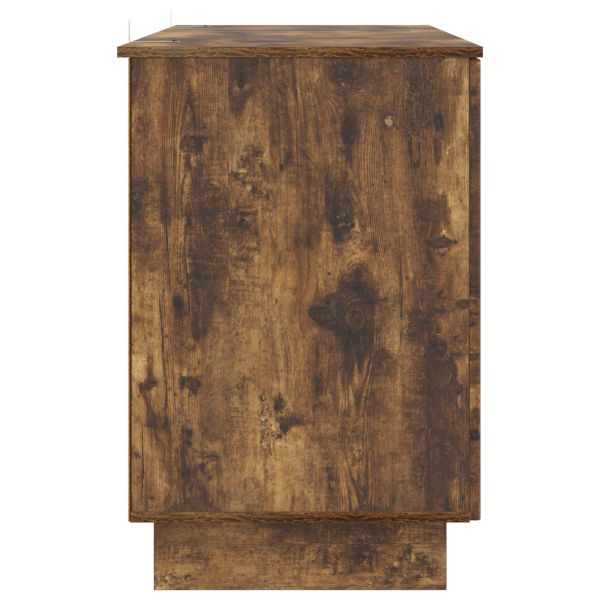 Бюро Опушен дъб Инженерна дървесина 142,5 x 50 x 75 см