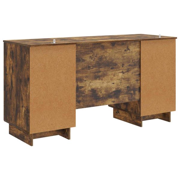 Бюро Опушен дъб Инженерна дървесина 142,5 x 50 x 75 см