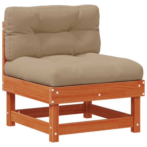 Комплект за почивка в градина 8 pcs Восъчнокафяво