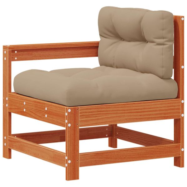 Комплект за почивка в градина 5 pcs Восъчнокафяво