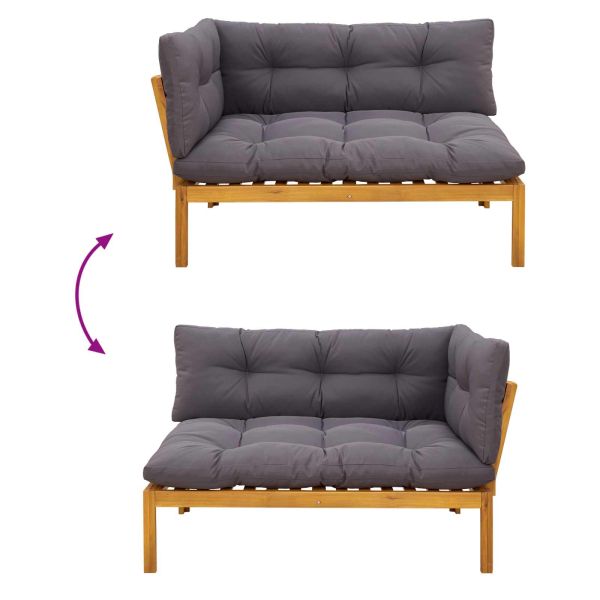 2 Брой Акациево дърво Кафяво