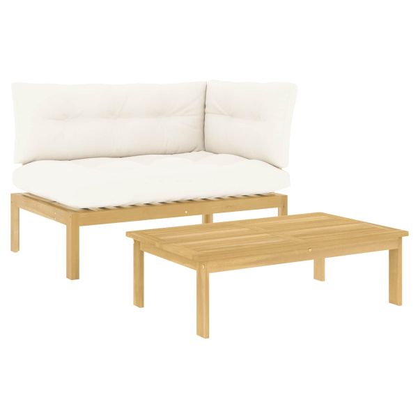 2 Брой Акациево дърво Светло кафяво