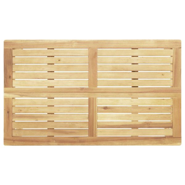 4 Брой Градински палетен диван единици Солидно акациево дърво