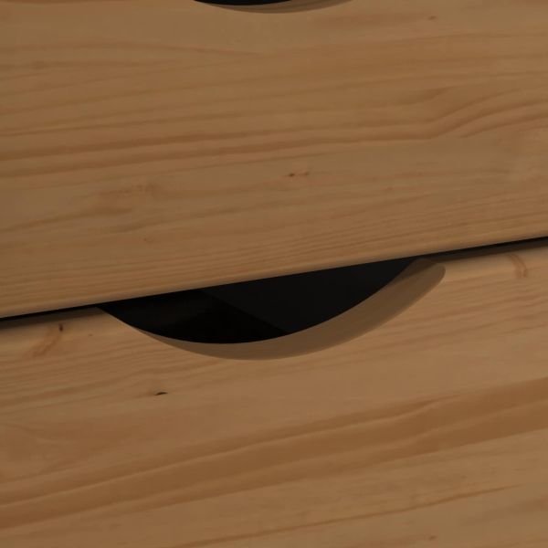 Комплект бюро и подвижен шкаф с чекмедже MOSS 2 pcs Кехлибарен