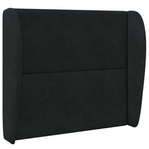 Ушичка на таблата Черно 80 x 23 x 6 см Кадифе