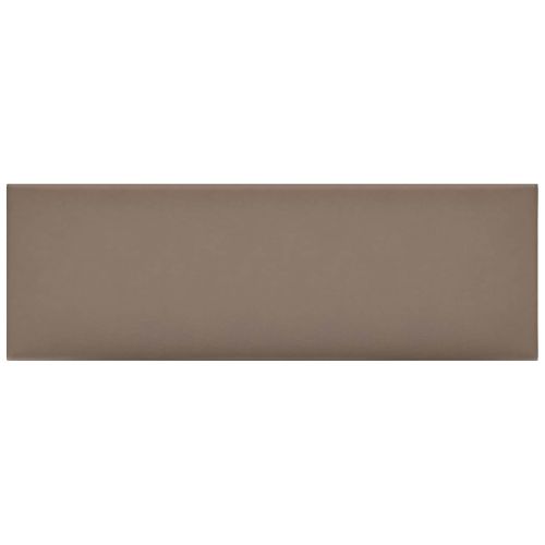 Стенно табло за легло 12 pcs Капучино 90 x 30 cm текстил