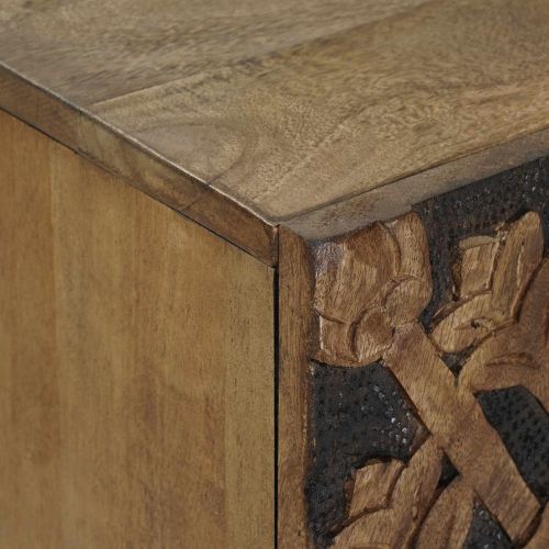 Шкаф за мивка в баня със съхранение Кафяво 62 x 33 x 58 см