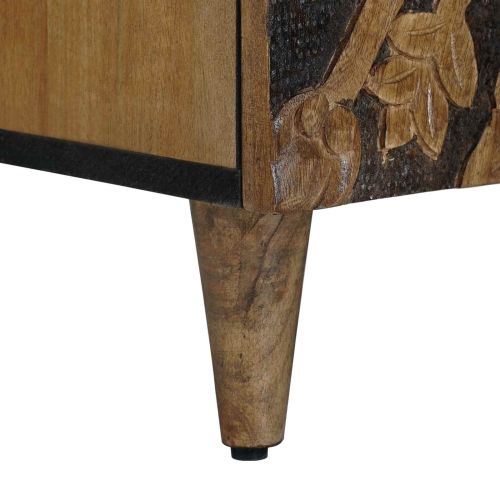 Шкаф за мивка в баня със съхранение Кафяво 62 x 33 x 58 см