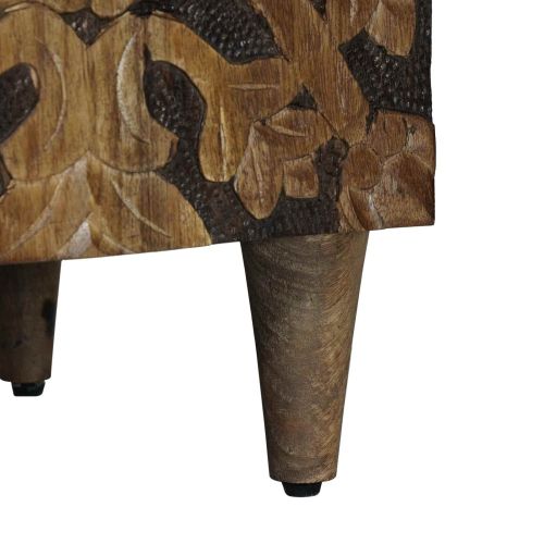 Служебен шкаф Кафяво 60 x 33,5 x 75 см Солидно мангово дърво