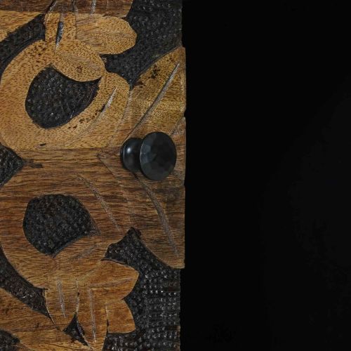 Служебен шкаф Кафяво 80 x 33,5 x 75 см Солидно мангово дърво