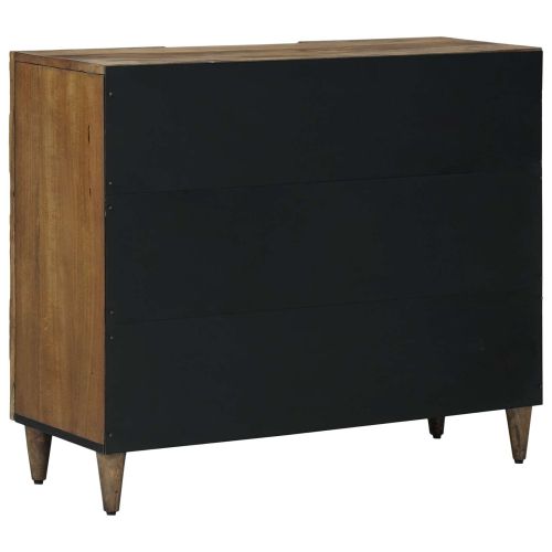 Служебен шкаф Кафяво 90 x 33,5 x 75 см Солидно мангово дърво