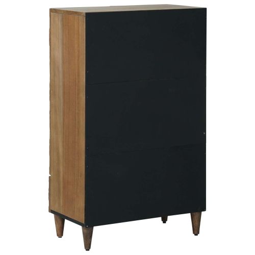 Висок шкаф Кафяво 60 x 33,5 x 100 см Солидно мангово дърво